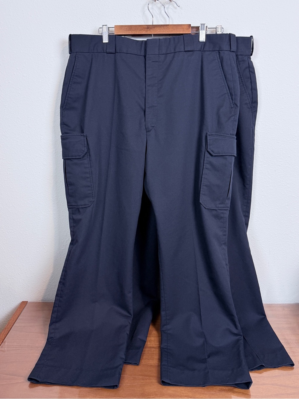 2 Pair Elbeco Men's Navy Tactical Twill Utility Pants Cargo & Flat Front 42R